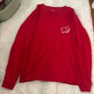 Red long sleeve ivory Ella small